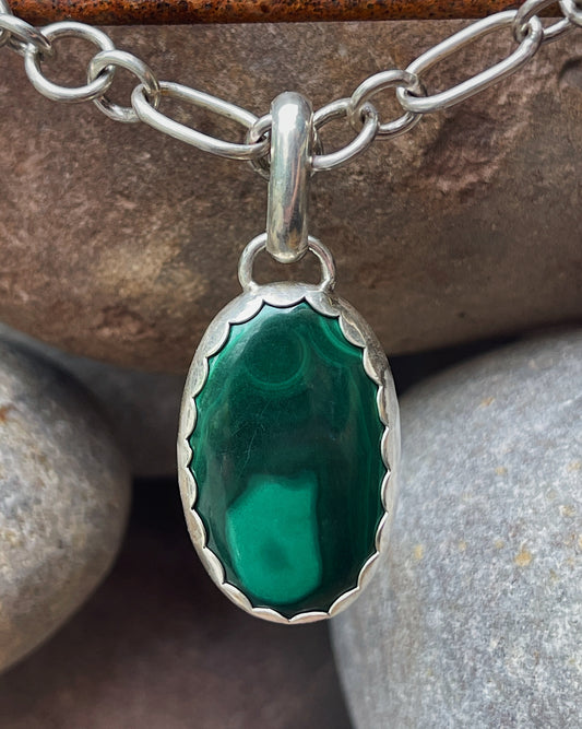 Malachite Star Pendant