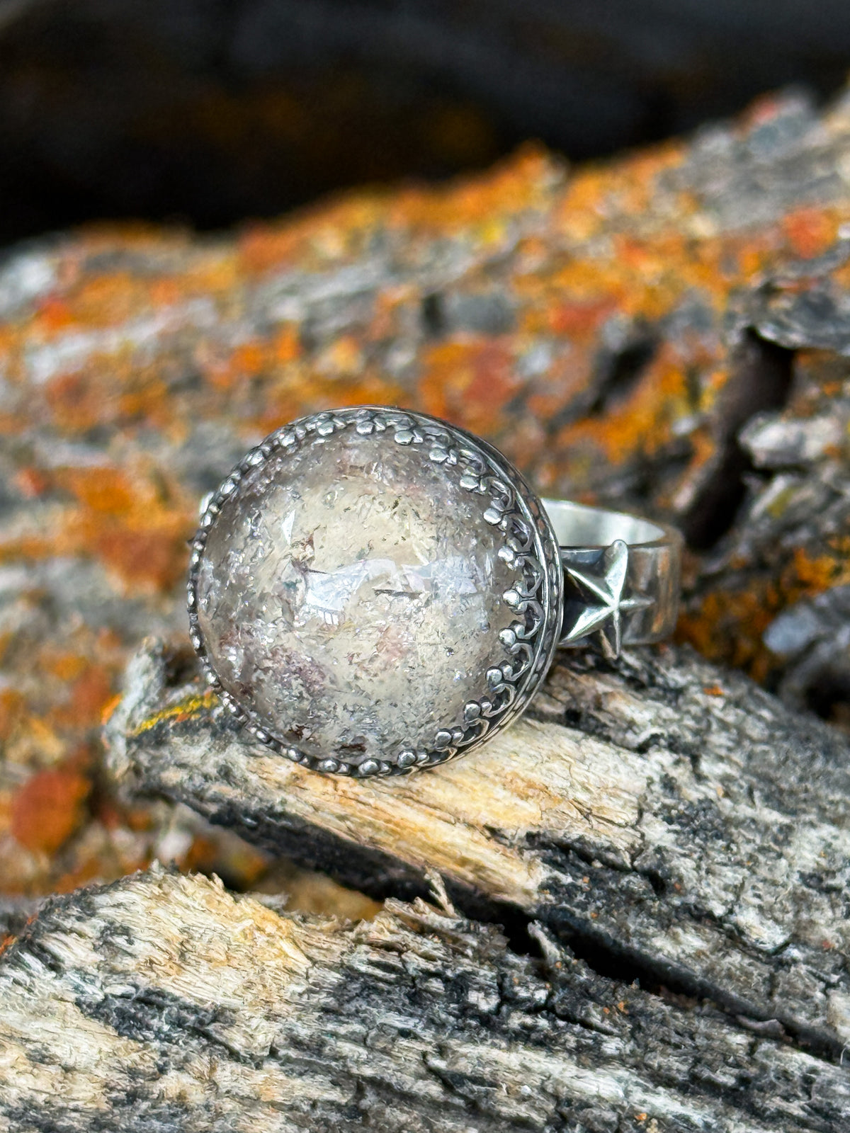 Garden Quartz Crown Ring