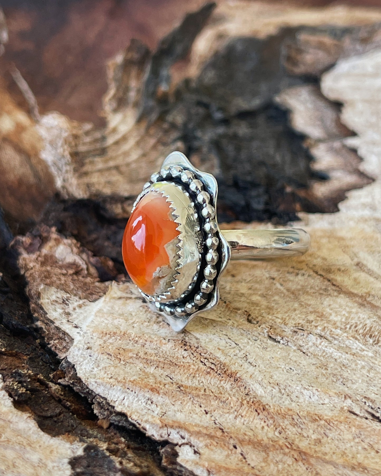 Fire Opal Ring