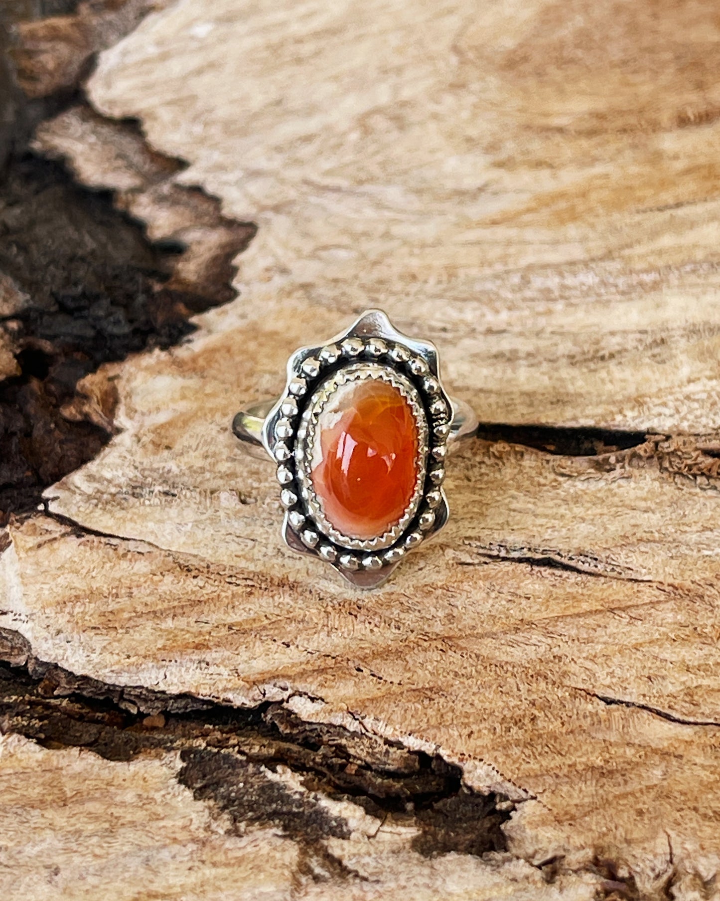 Fire Opal Ring