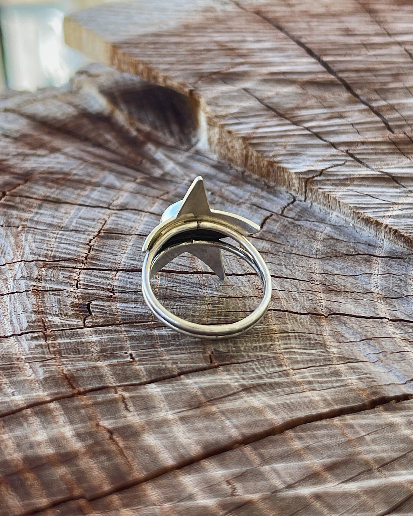 Moonstone Star Ring