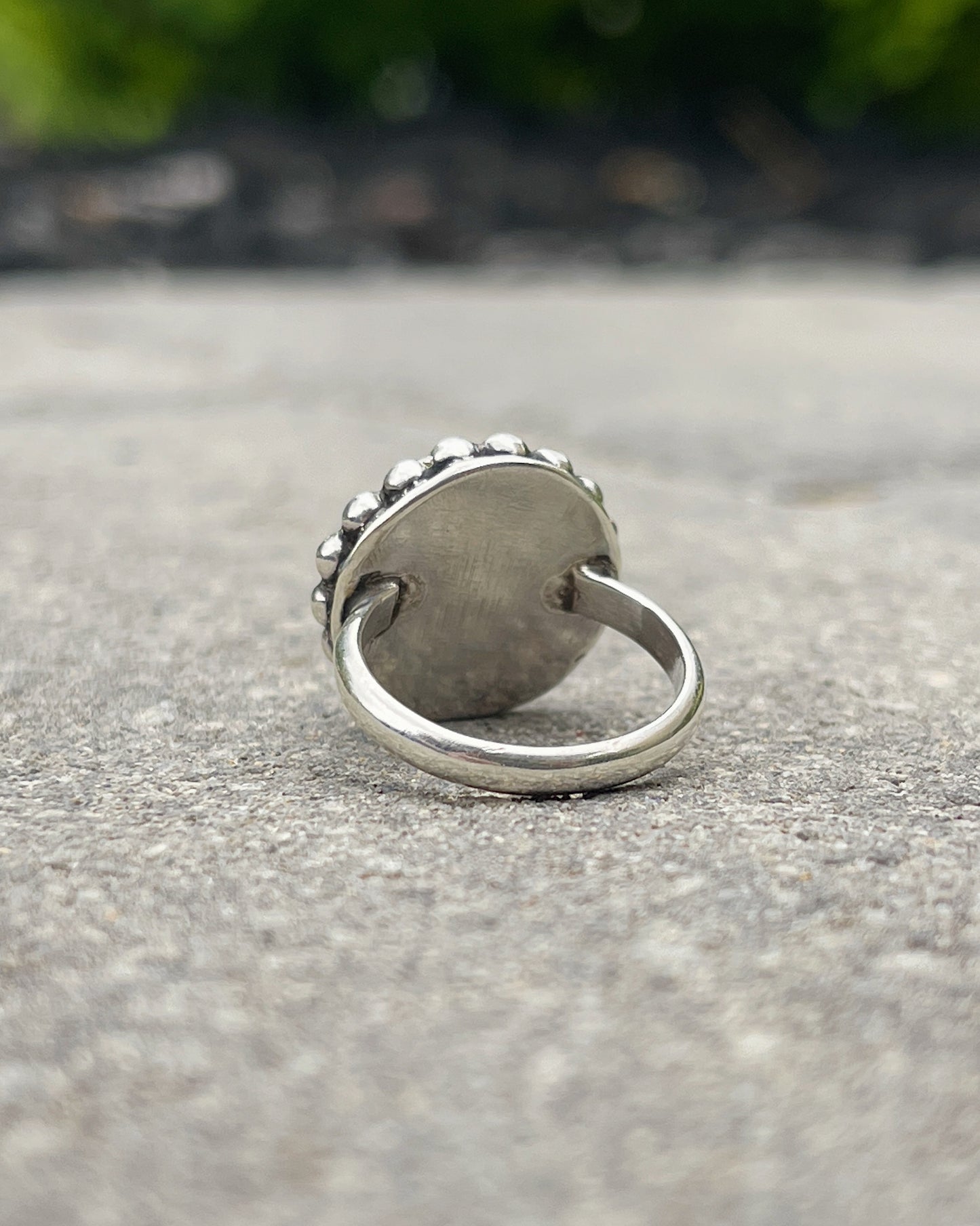 Beaded Labradorite Ring