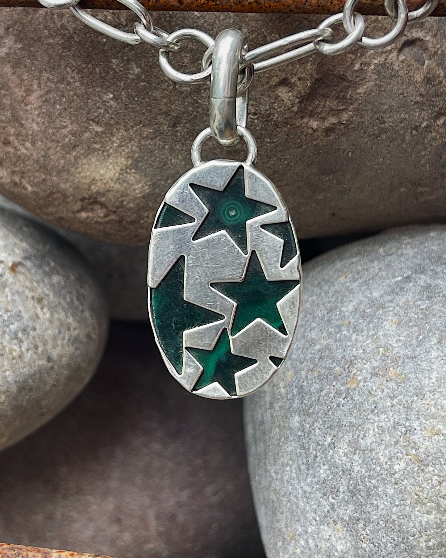 Malachite Star Pendant