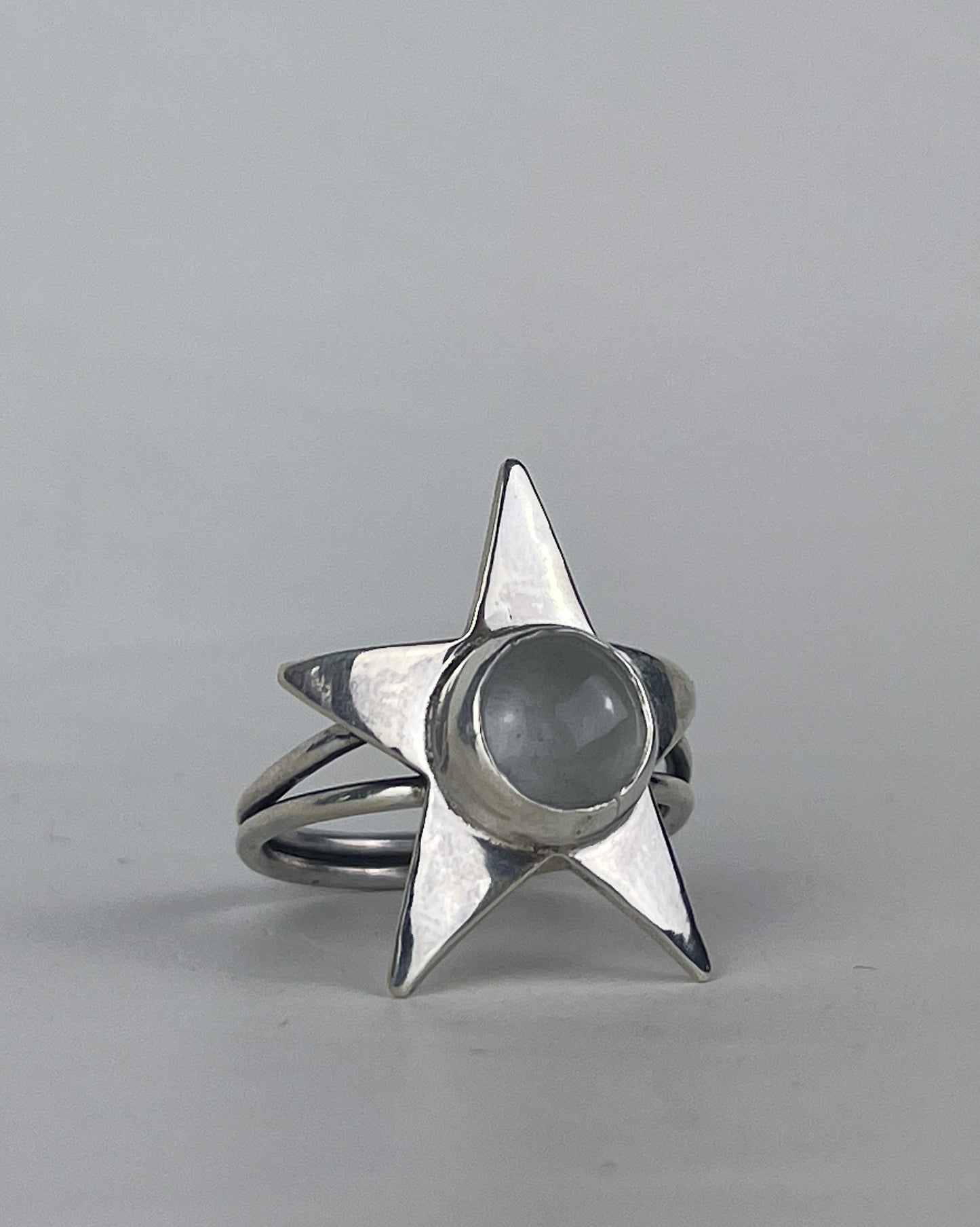 Moonstone Star Ring