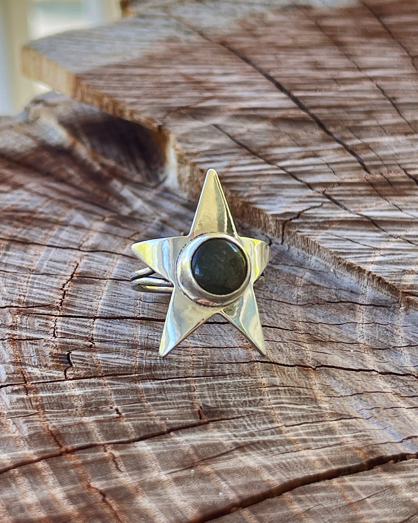 Labradorite Star Ring