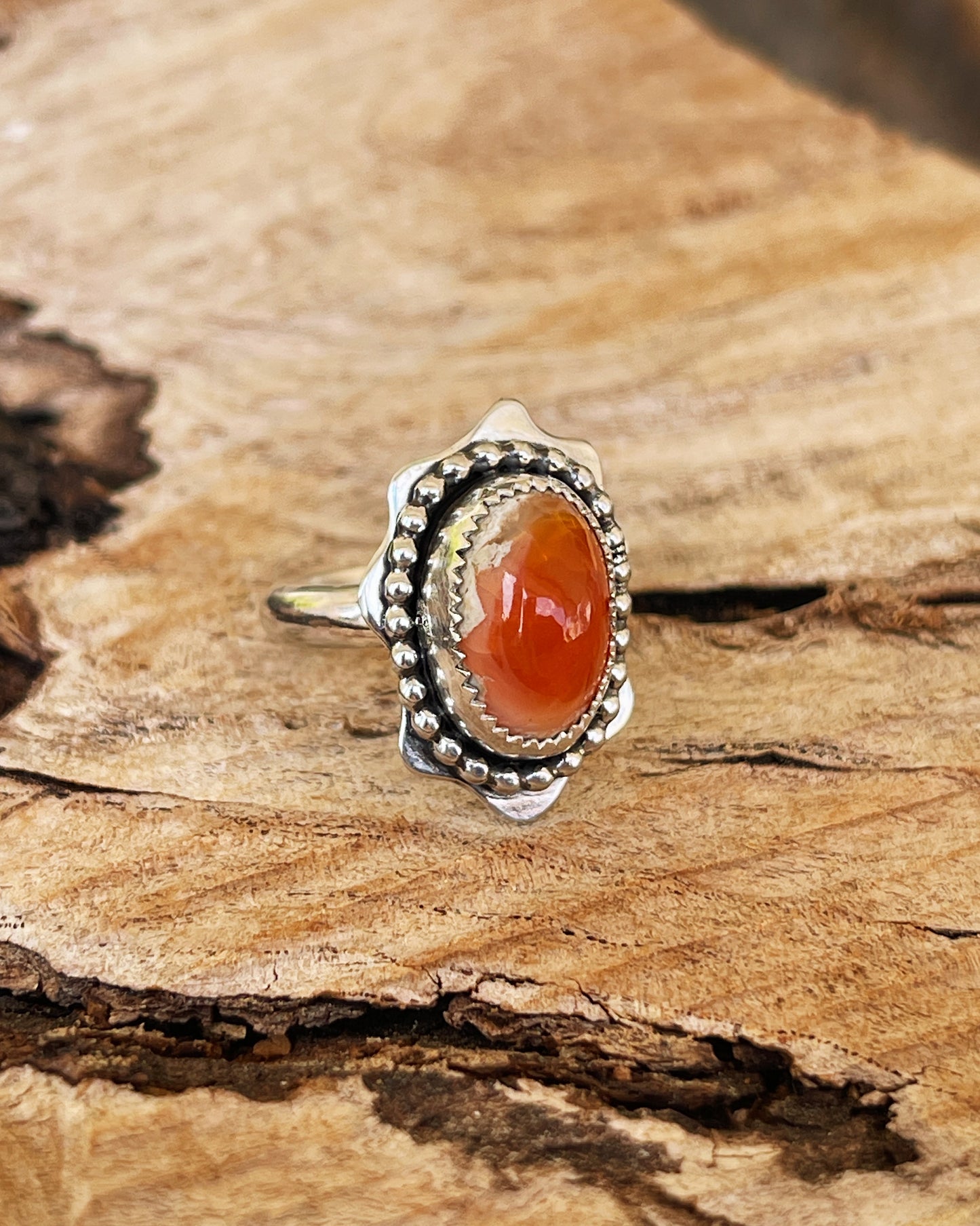 Fire Opal Ring