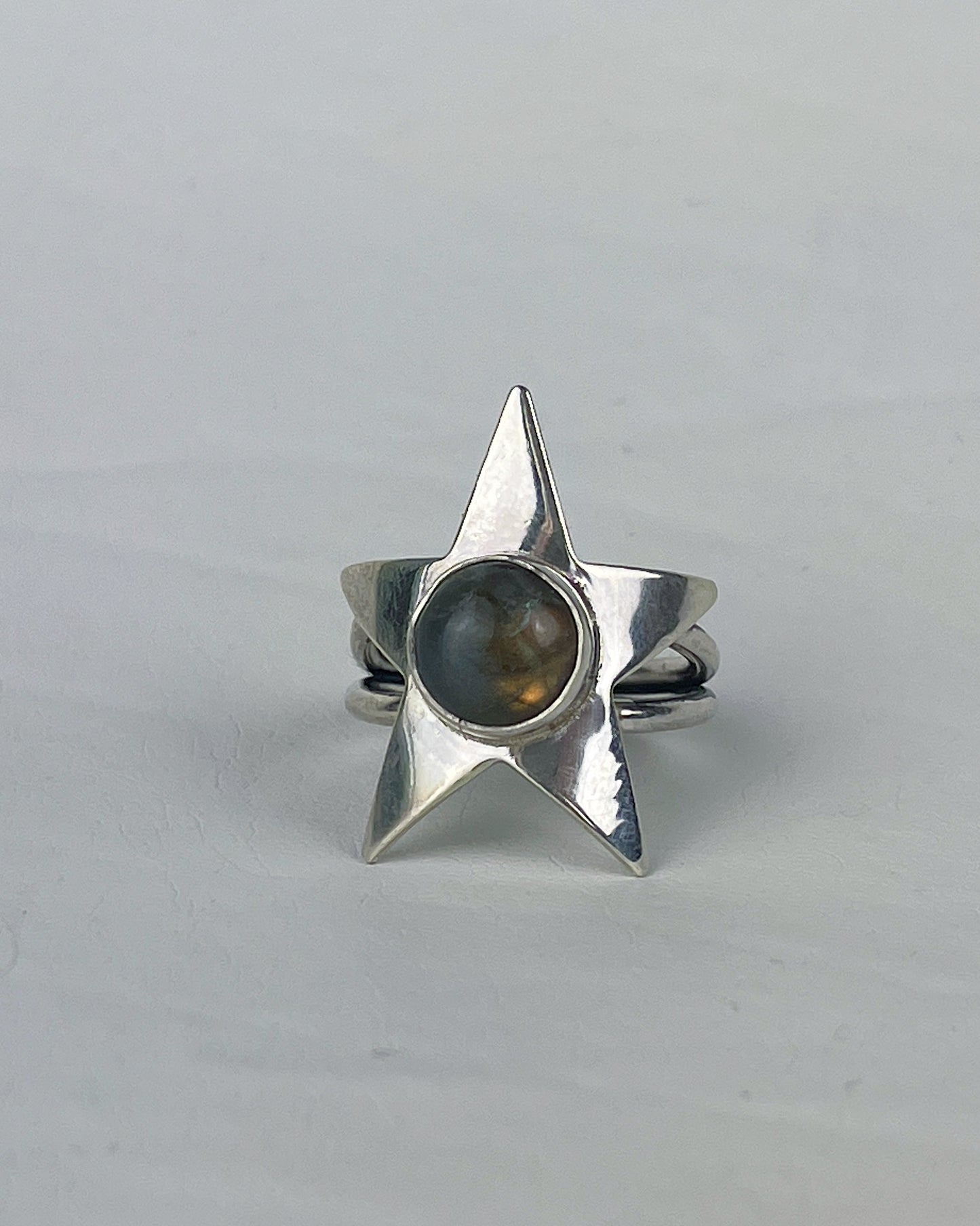 Labradorite Star Ring